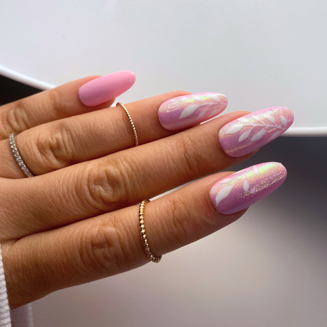 press on nails girly brillants