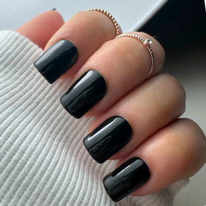 Press on nails de couleur noir